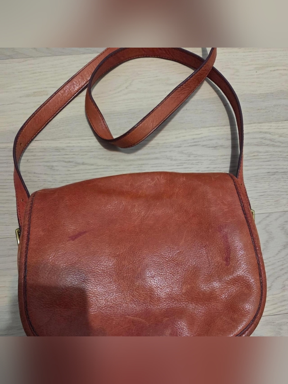 Vintage Leather J. Crew Crossbody - Picture 2 of 5